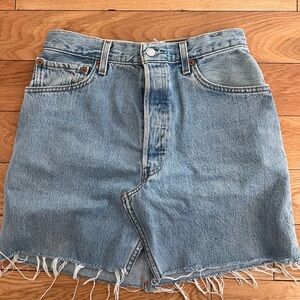 Levi's Blue Denim Skirt